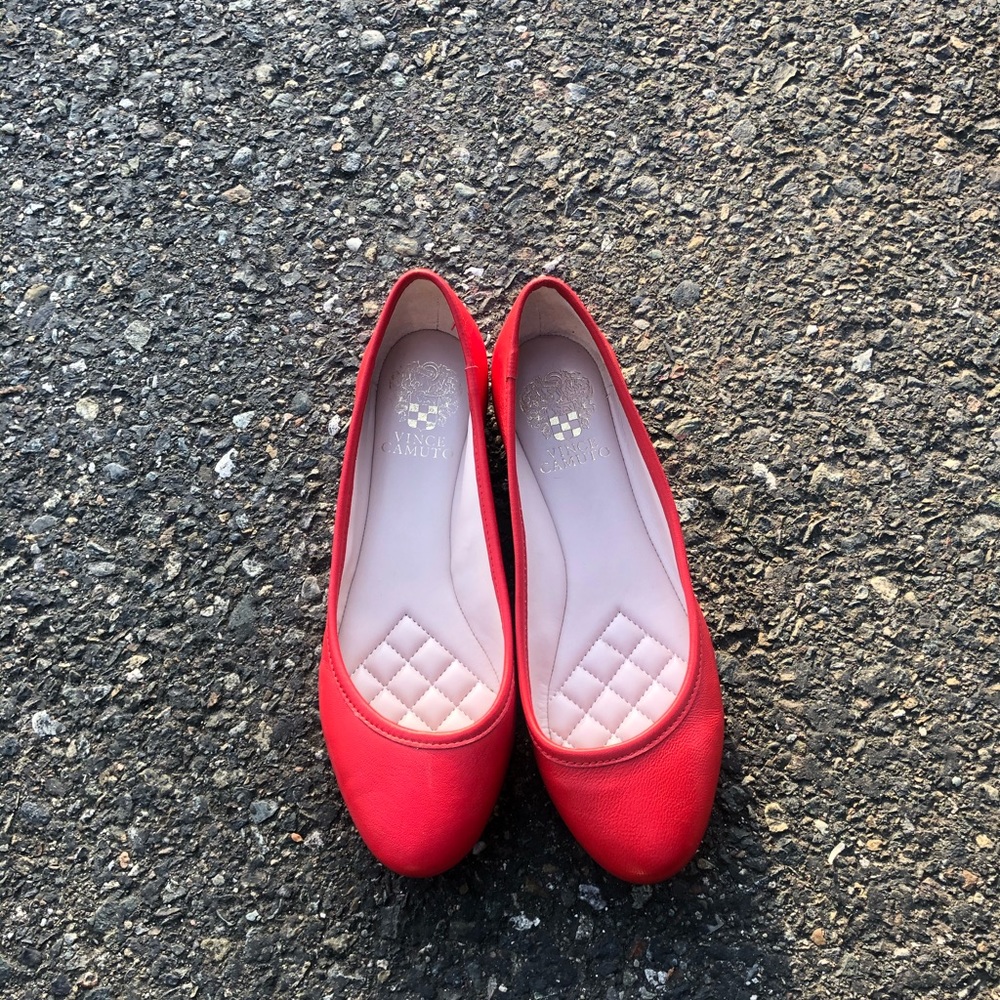 Cute red flat